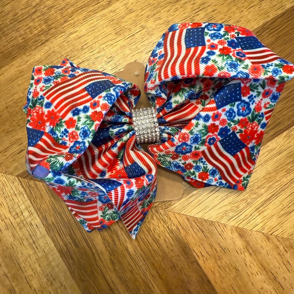 Patriotic Kids Hair Bow
